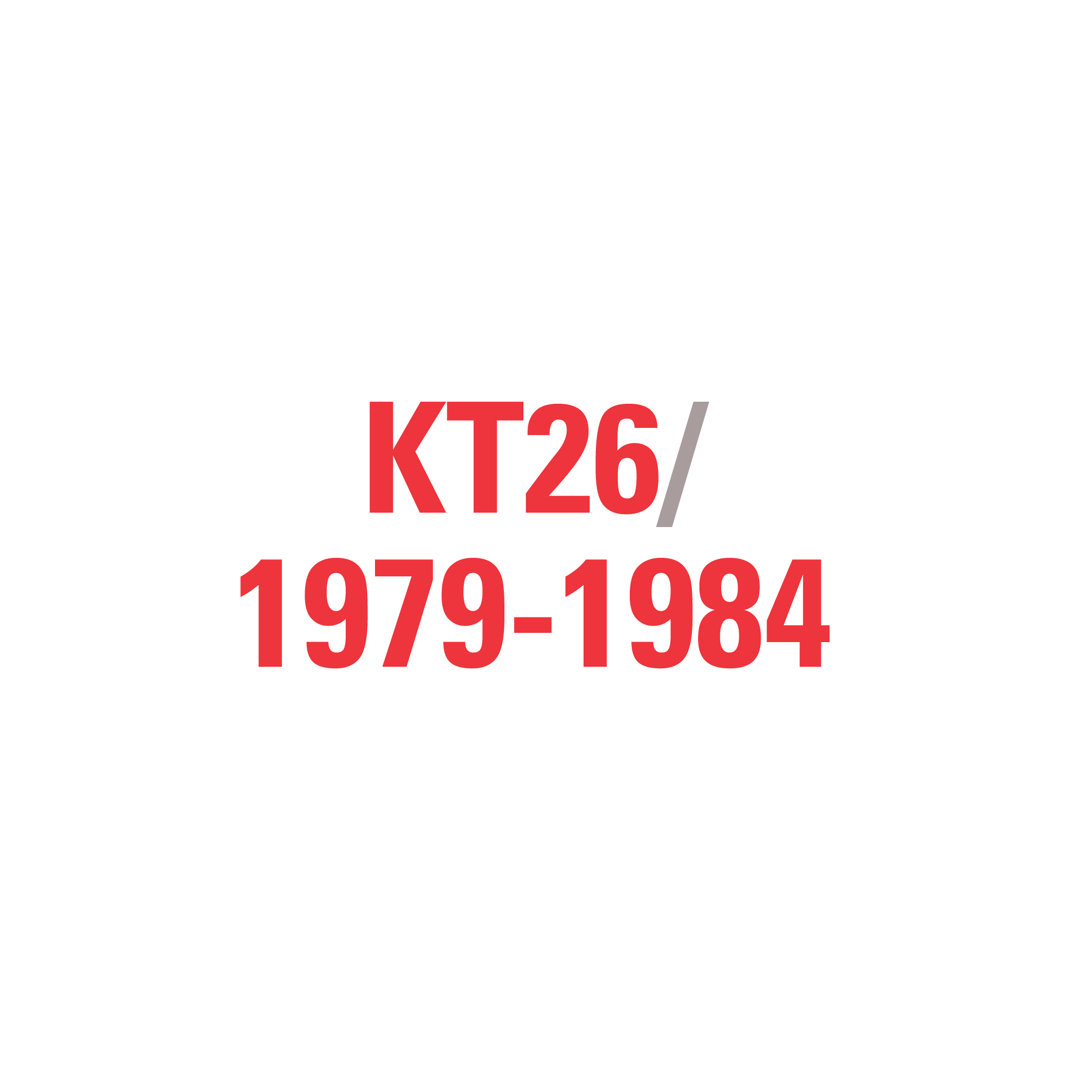 KT26 1979-1984